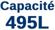 Capacité 495 litres